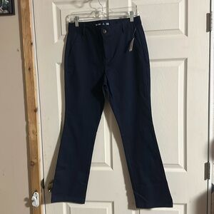 OLD NAVY HIGH RISE FLARE PANTS: NAVY BLUE: NEW WITH TAGS: SIZE 6 PETITE